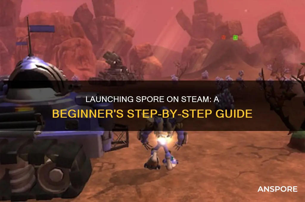 how to start spore on steam