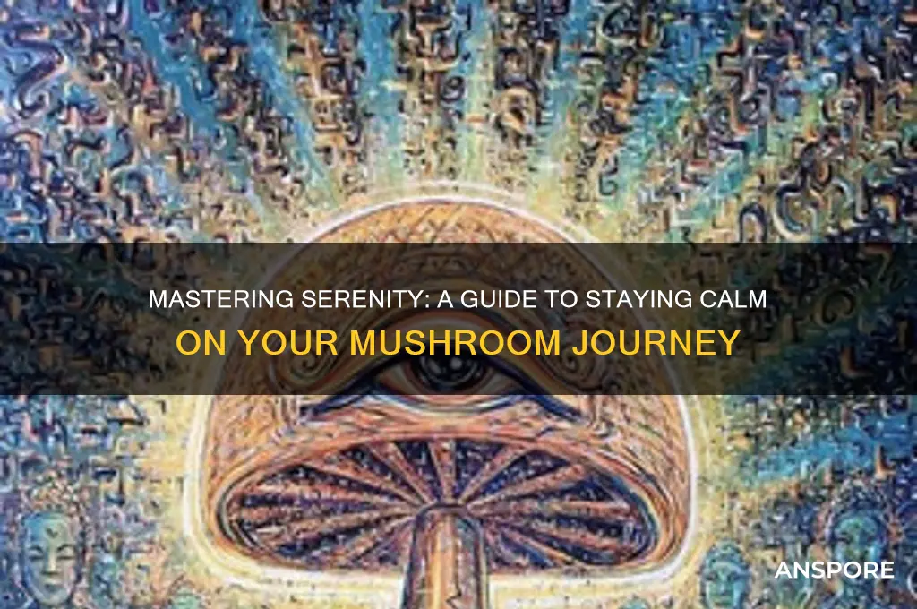 how to stay calm during a mushroom trip
