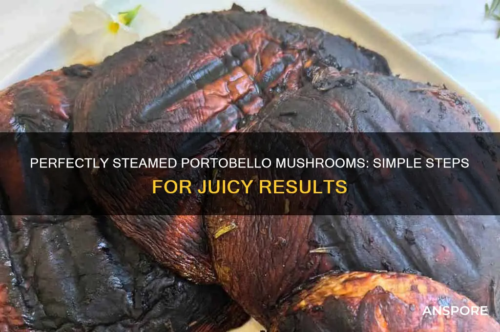 how to steam portobello mushrooms