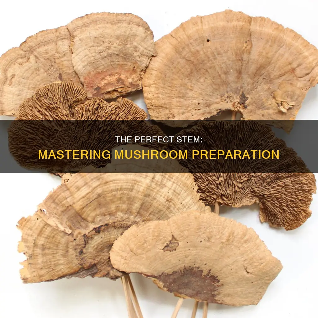 how to stem a mushroom