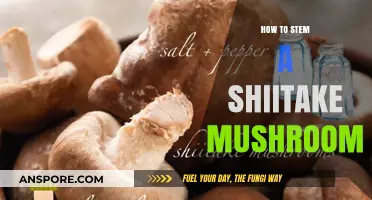 Mastering Shiitake Mushroom Preparation: A Simple Guide to Stemming