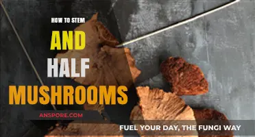 Mastering Mushroom Prep: Easy Steps to Stem and Halve Mushrooms