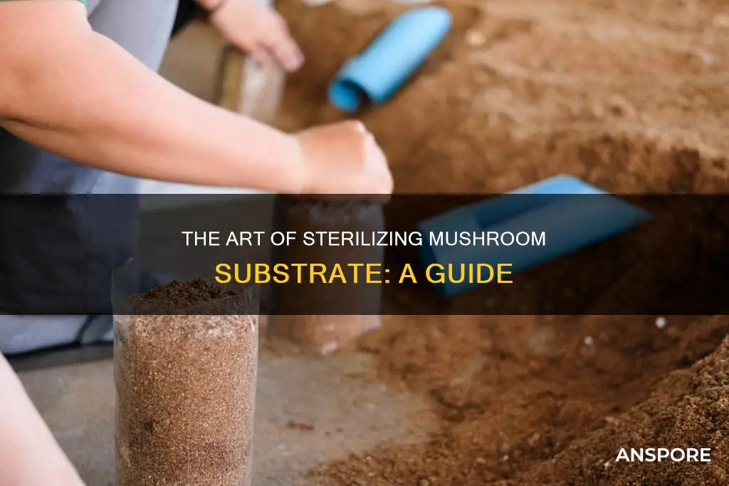 how to sterilize mushroom substrate