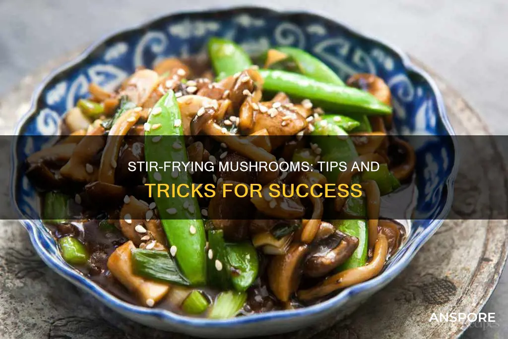 how to stir fry mushrooms