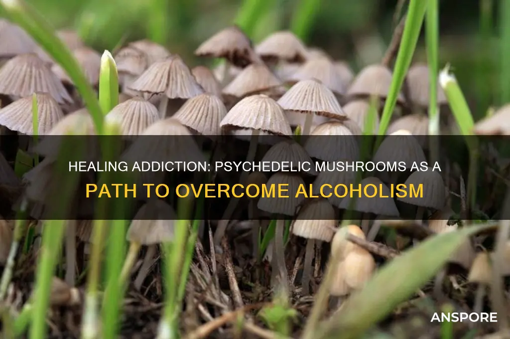 how to stop alcohalism with psycadellic mushrooms