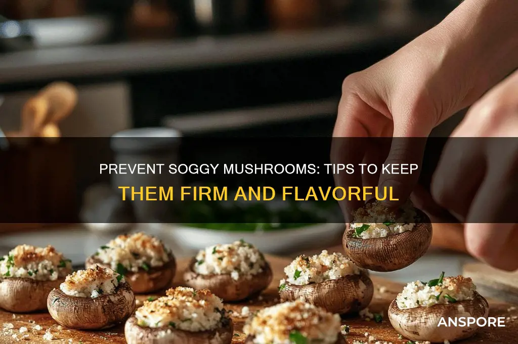 how to stop mushrooms going watery