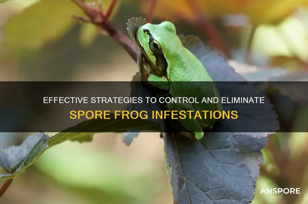 how to stop spore frog