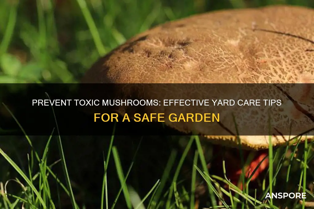 how to stop toxic mushrooms from growing in your yard
