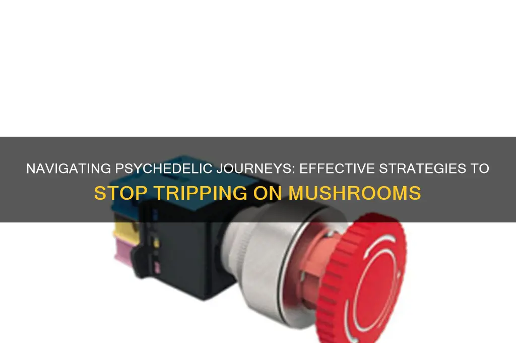 how to stop tripping on mushrooms