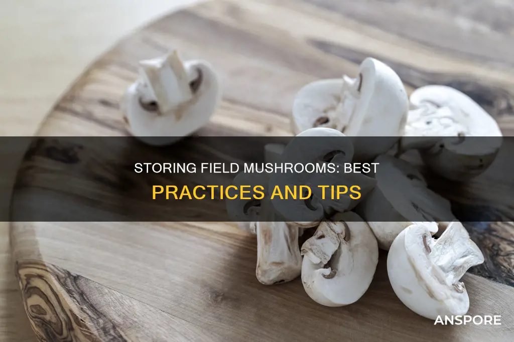 how to store field mushrooms
