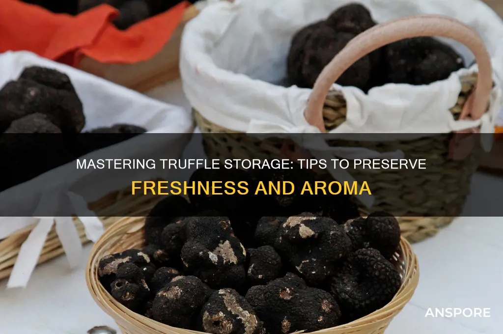 how to store fresh truffle mushrooms