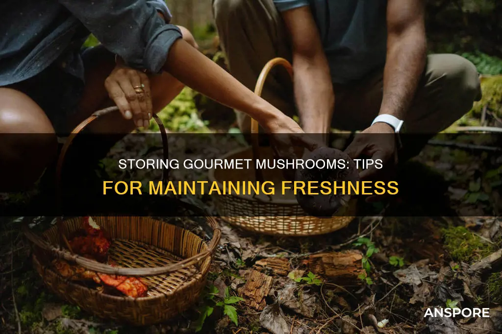how to store gourmet mushrooms