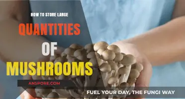Efficient Mushroom Storage: Preserving Large Harvests for Long-Term Use