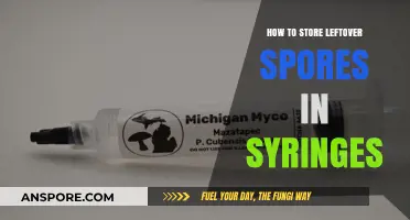 Storing Spores in Syringes: Best Practices for Long-Term Preservation