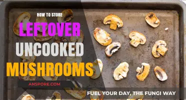 Properly Storing Leftover Uncooked Mushrooms: Tips for Freshness and Flavor
