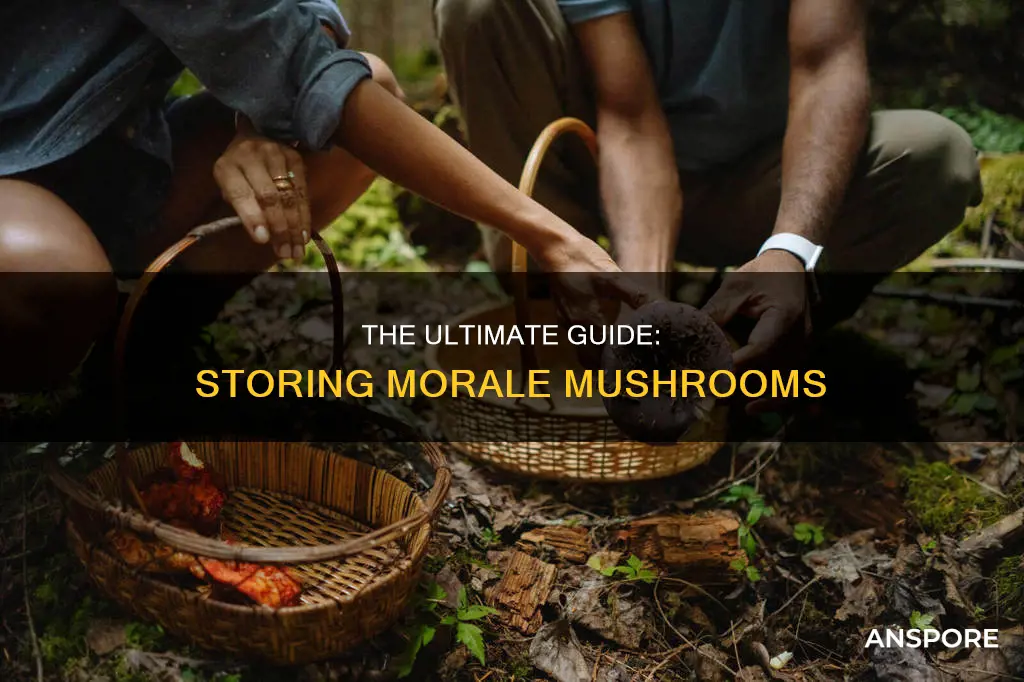 how to store morale mushrooms