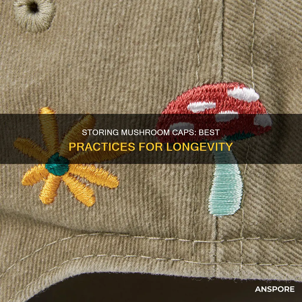 how to store mushroom caps