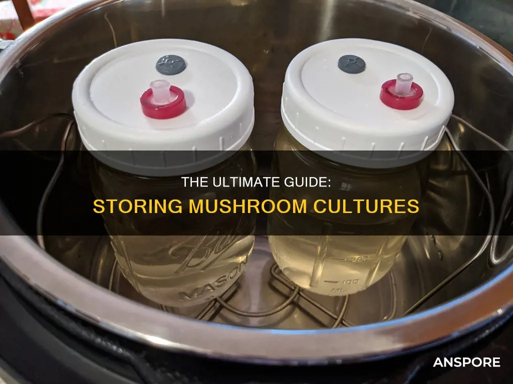 how to store mushroom culture