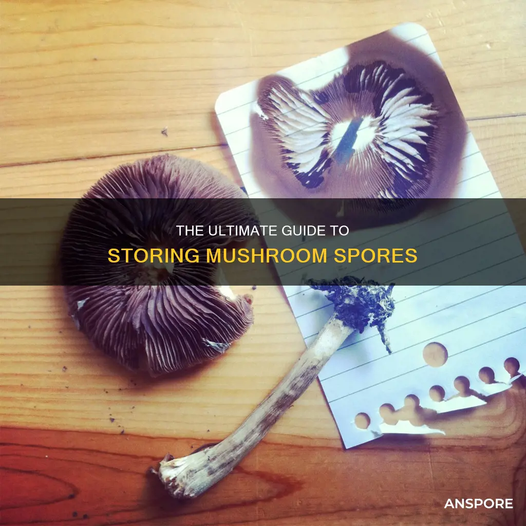 how to store mushroom spore