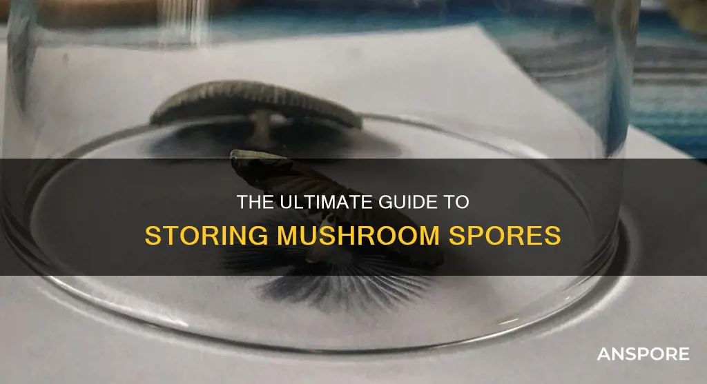 how to store mushroom spores