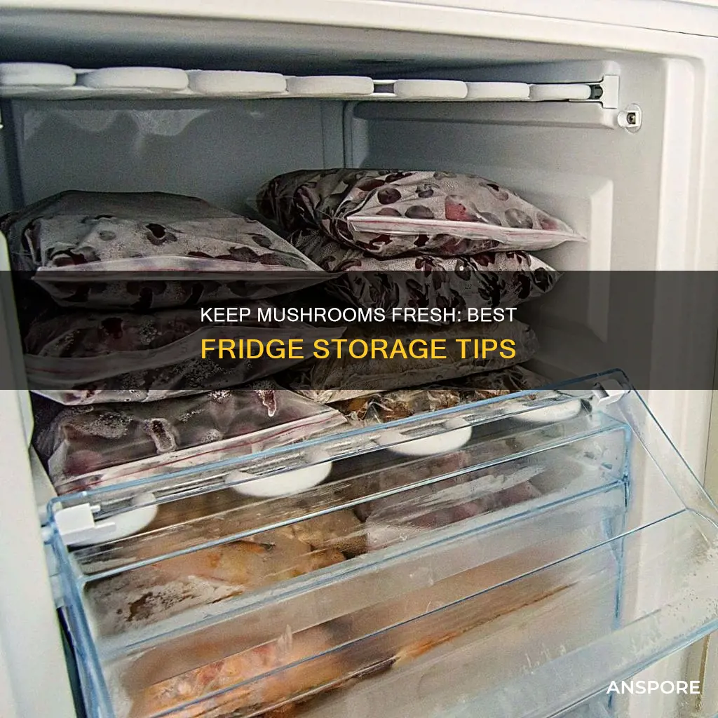 how to store mushrooms fridge