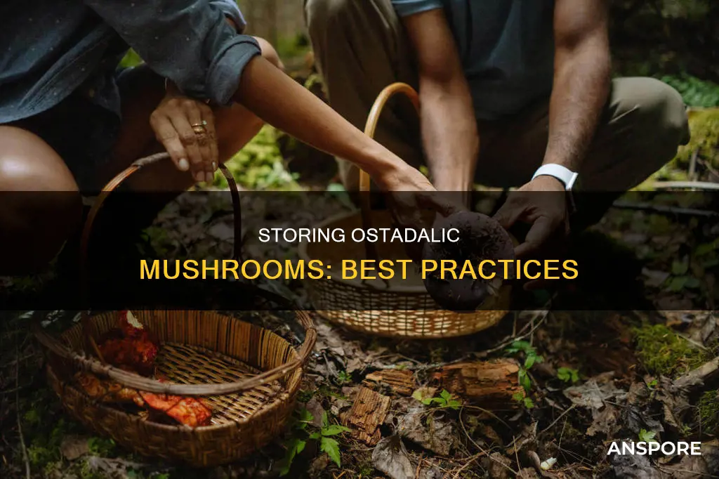 how to store ostadalic mushrooms