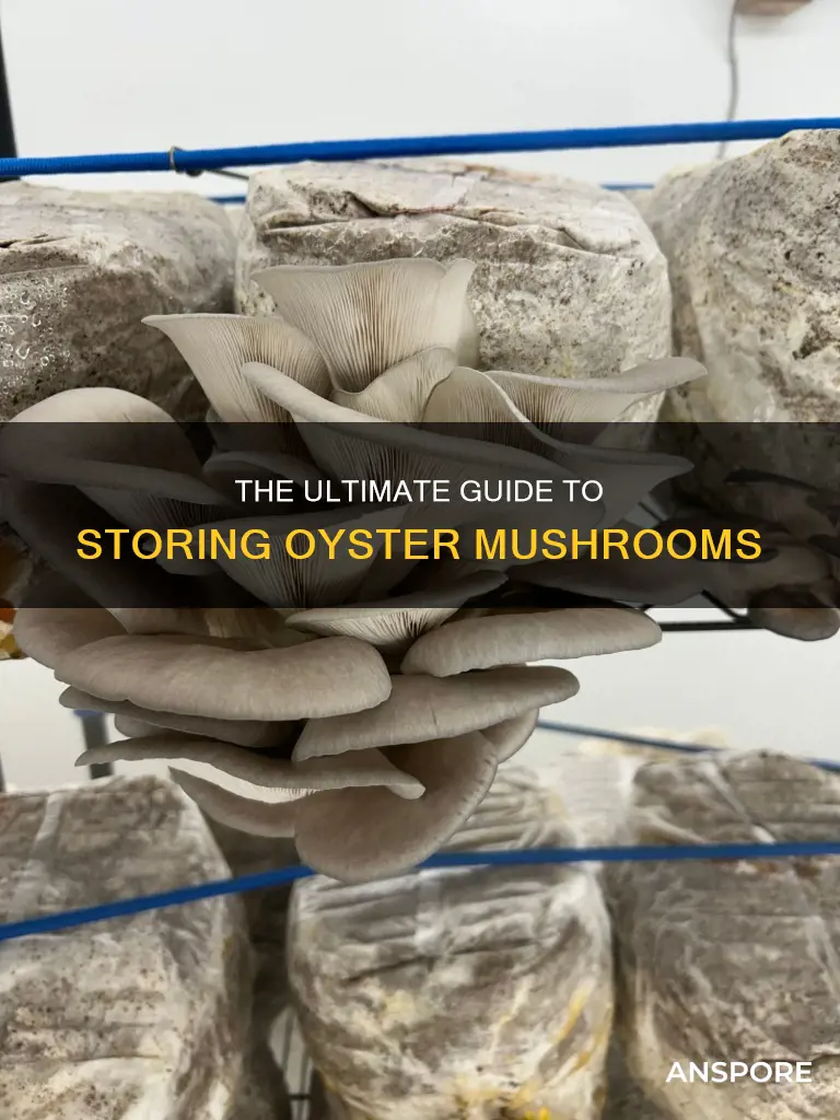 how to store oyster mushroom