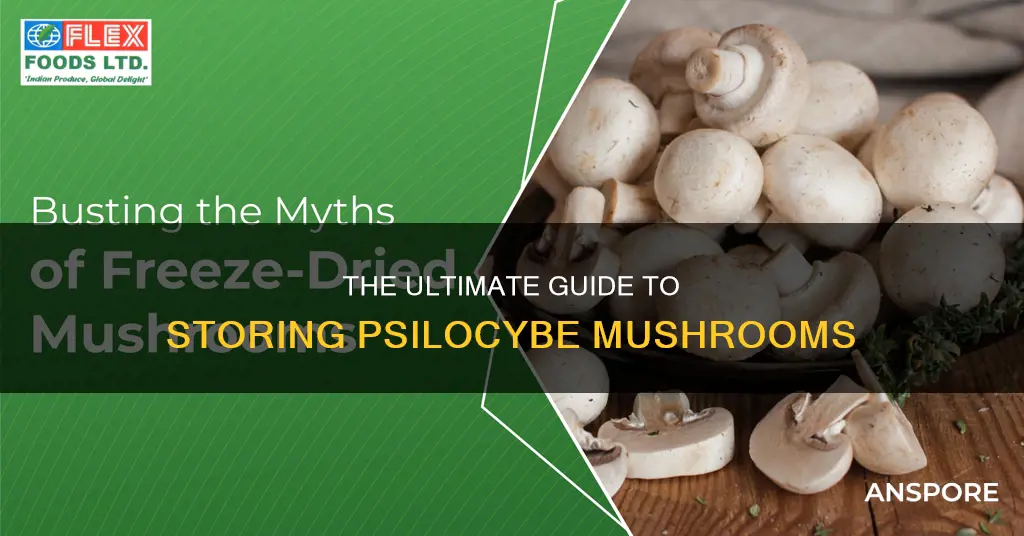 how to store psilocybe mushrooms
