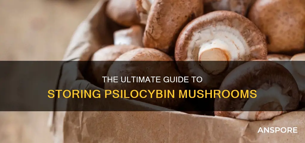 how to store psilocybin mushrooms