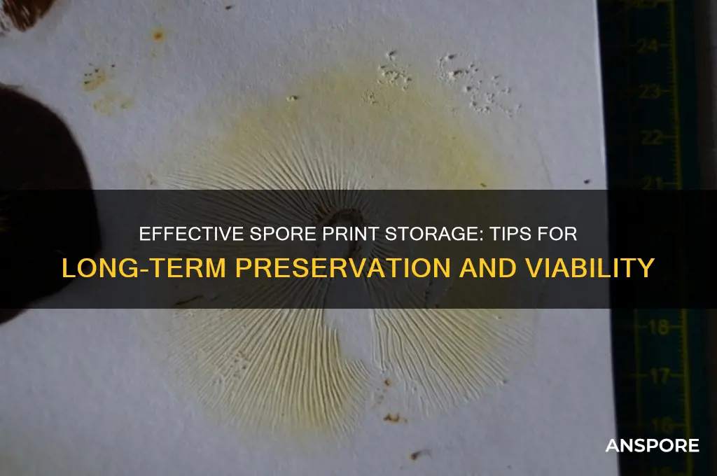 how to store spore pri t