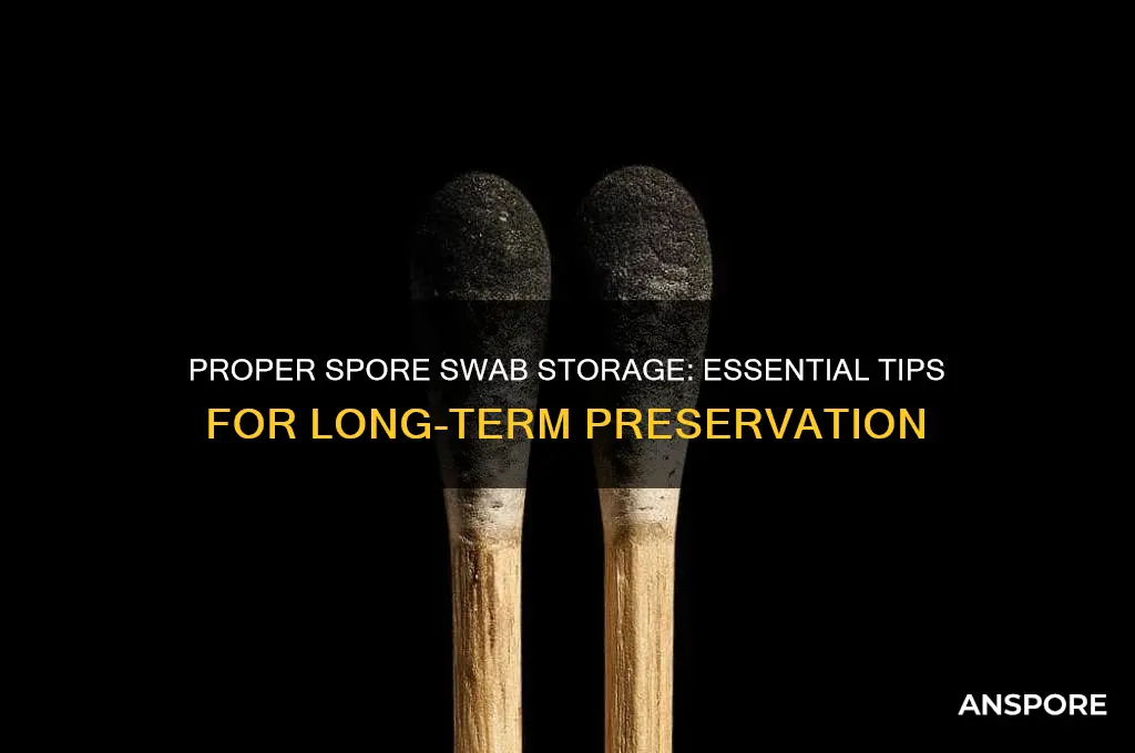 how to store spore swabs