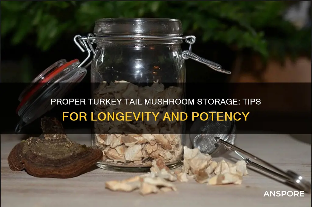 how to store turkey tail mushrooms