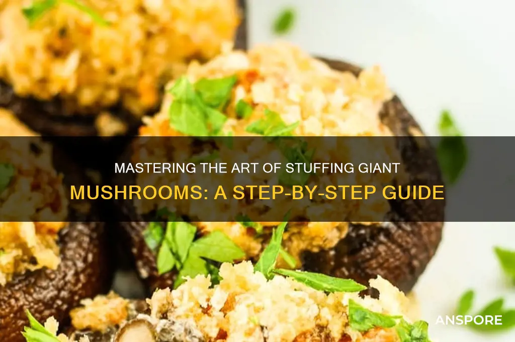 how to stuff a giant mushroom