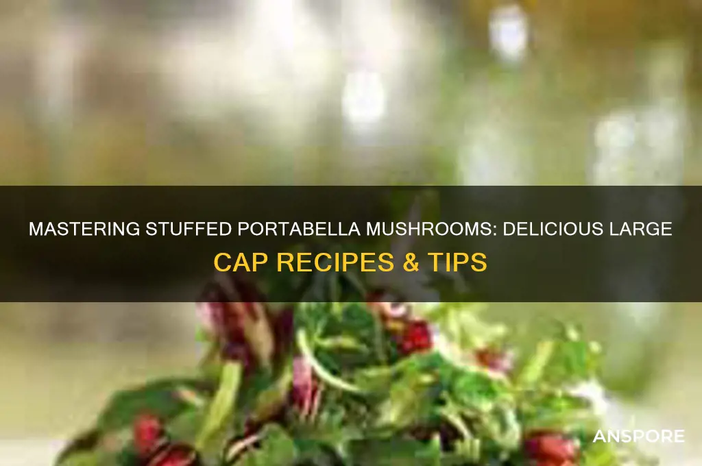 how to stuff large portabella mushrooms