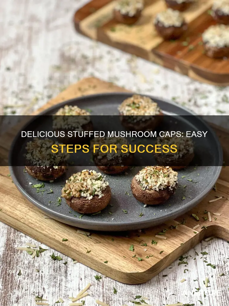 how to stuff mushroom caps