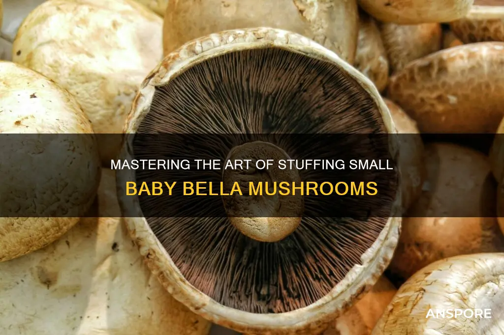 how to stuff small baby bella mushrooms