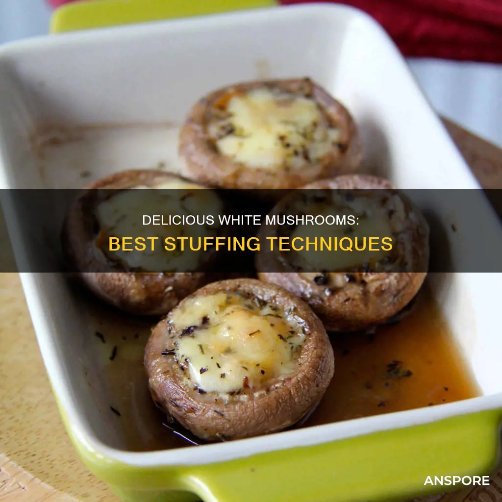 how to stuff white mushrooms