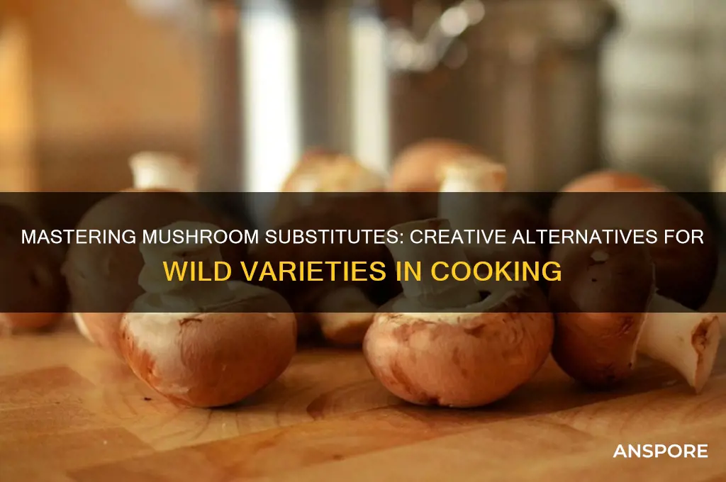how to substitute for wild mushrooms