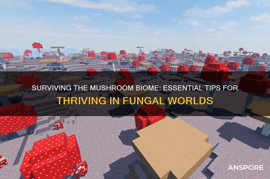 how to survive in a mushroom biome