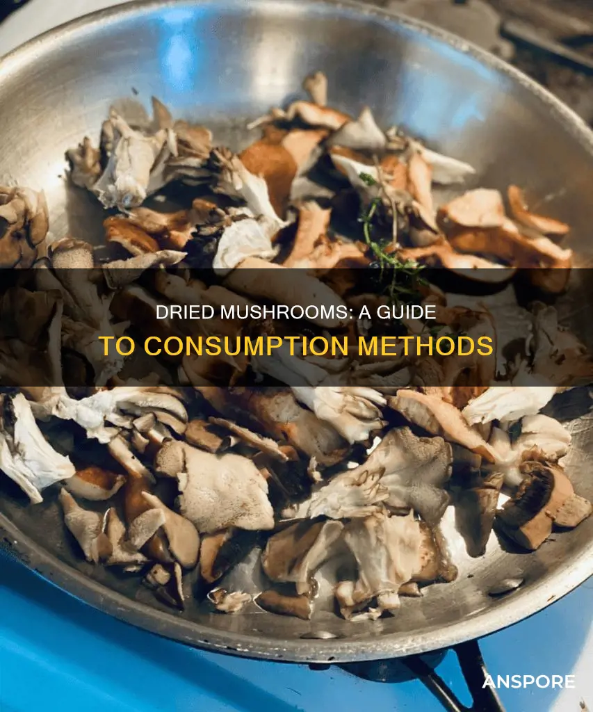 how to take dried mushrooms
