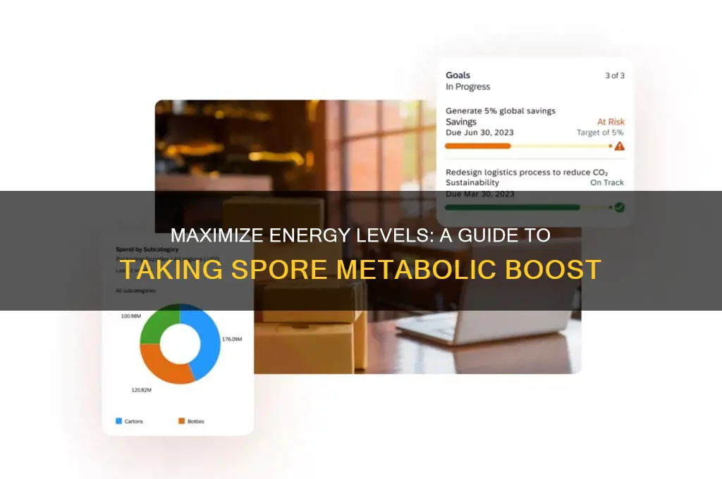 how to take spore metabolic boost