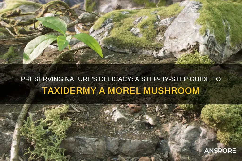 how to taxidermy a morel mushroom