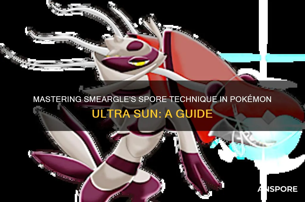 how to teach smeargle spore ultra sun