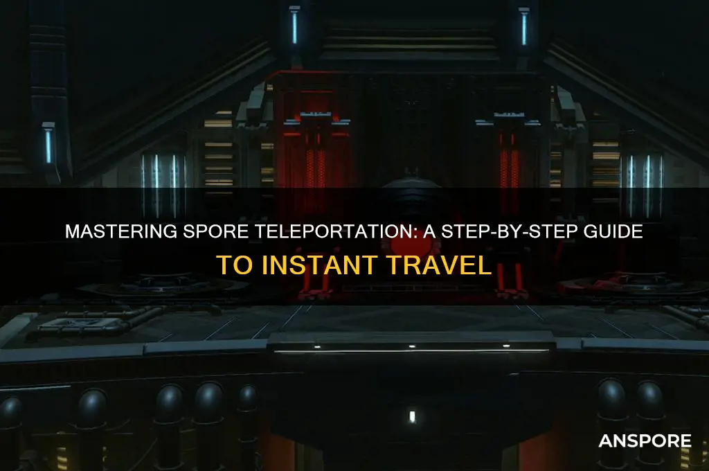 how to teleport in spore