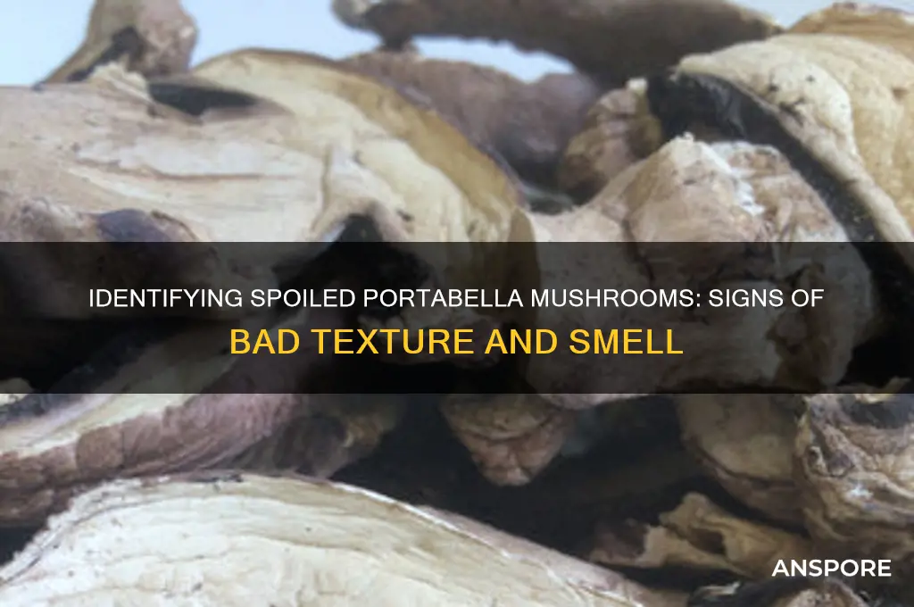 how to tell a portabella mushroom is badf