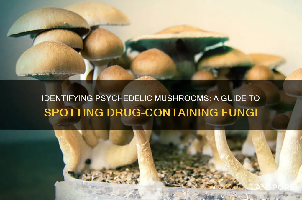 how to tell if a mushroom is a drug