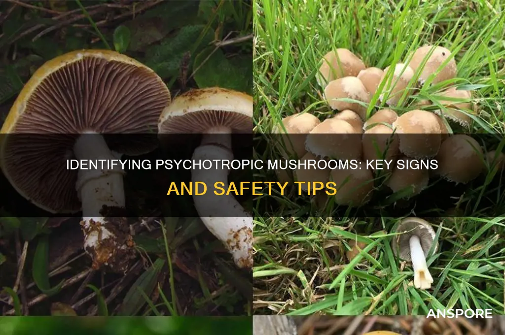 how to tell if a mushroom is psychotropic