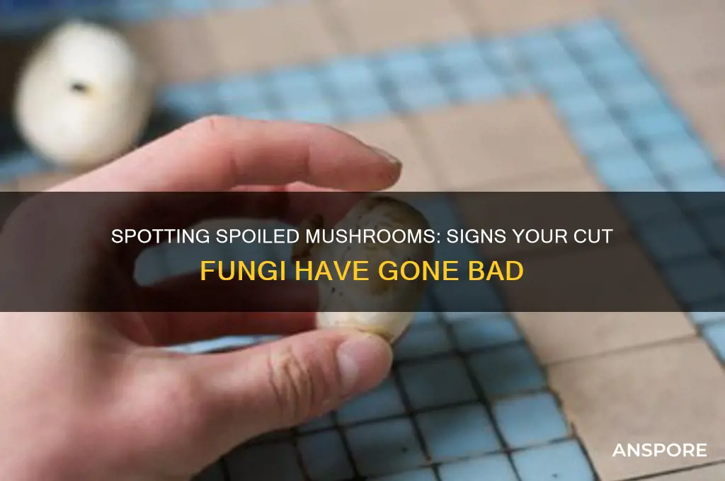 how to tell if cut mushrooms are bad