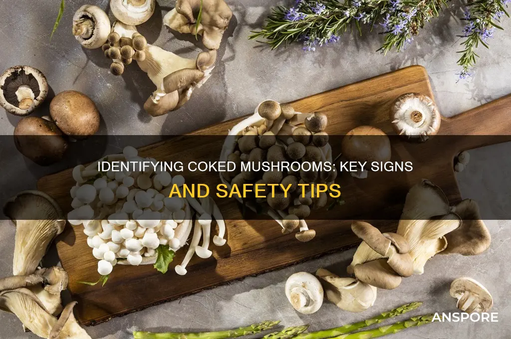 how to tell if mushrooms are coked