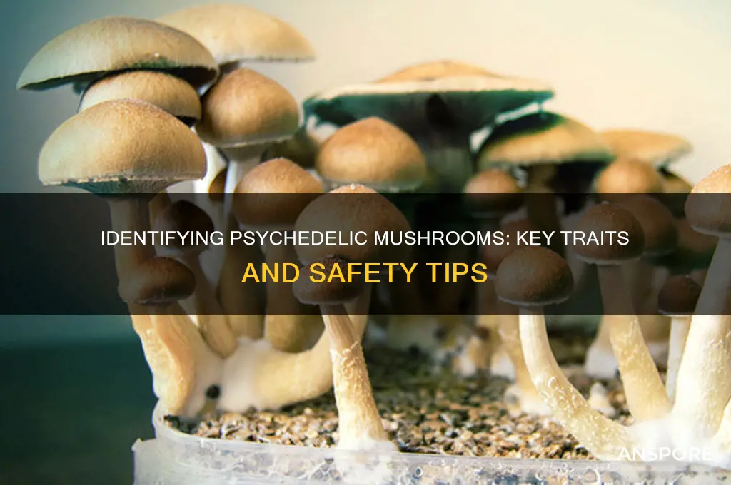 how to tell if mushrooms are psychodilic